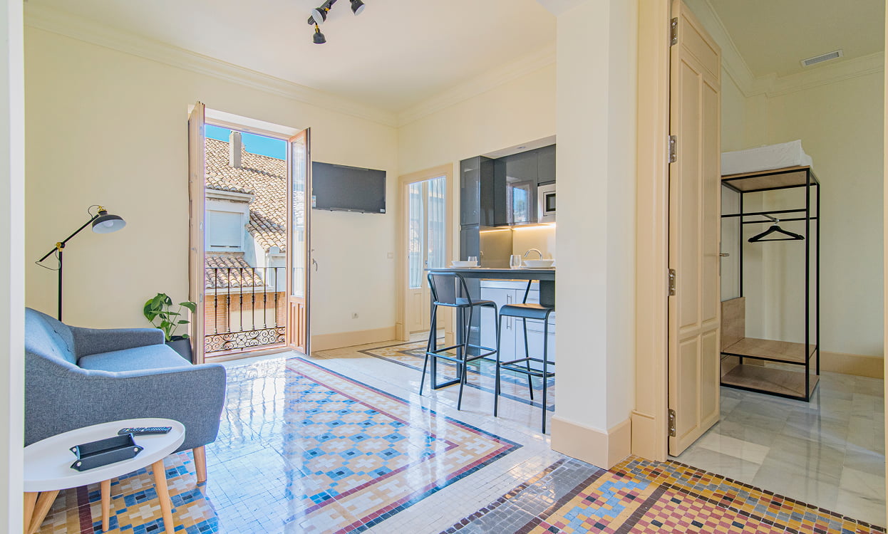 Galería 27 Apartamento con cocina con barra americana