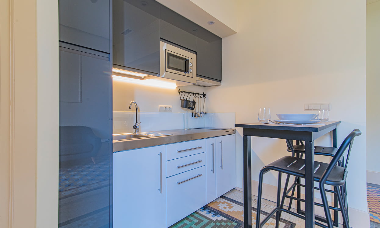 Galería 29 Detalle de la cocina de uno de nuestros apartamentos